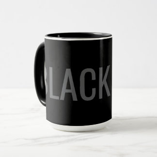 Caneca de Tipografia - Black Dog