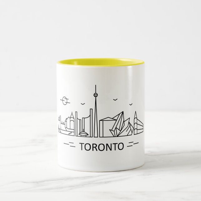Caneca de Toronto Canadá Lineart Toronto (Centro)