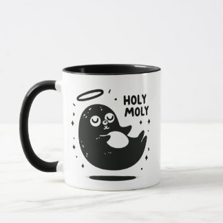 Caneca de Toupeira Sagrada Levitando – Animal Fofo
