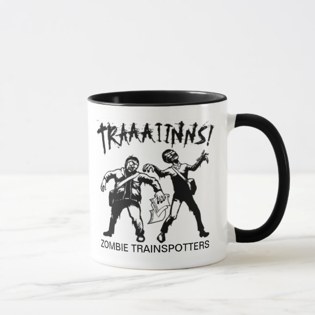 Caneca de Trainspotters do zombi (Direita)