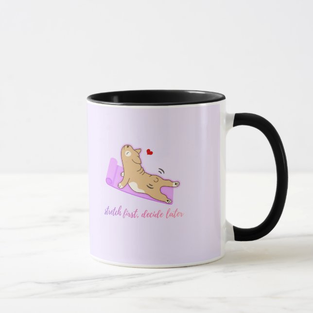 Caneca de Treino de Cachorrinho Fofo – Humor de Fi (Direita)