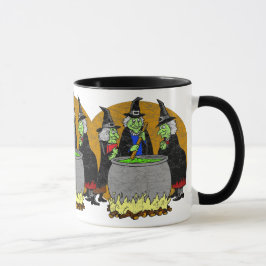 Caneca de três bruxas