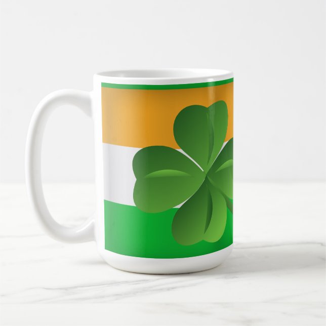Caneca de trevo irlandesa (Esquerda)