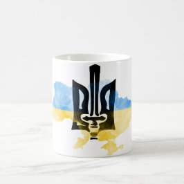 Caneca de Tryzub do ucraniano