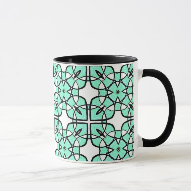 Caneca de turquesa (Direita)