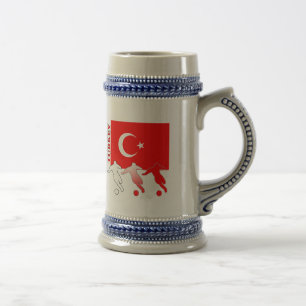 Caneca de Turquia do futebol