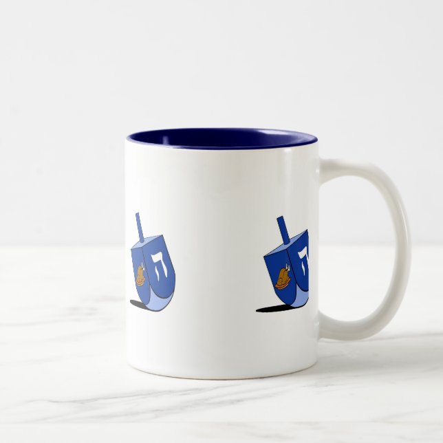Caneca de Turquia Dreidel (Direita)