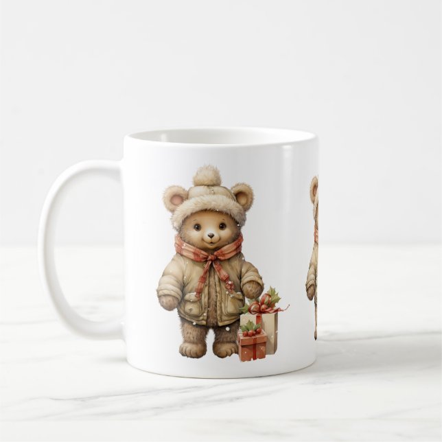 Caneca de Urso de Natal (Esquerda)