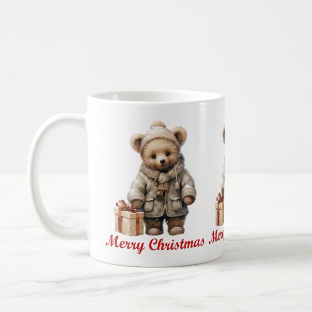 Caneca de Urso de Natal (Esquerda)