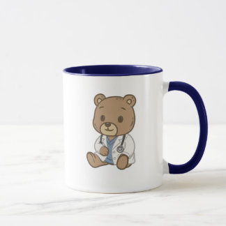 Caneca de urso fofo para seu futuro médico