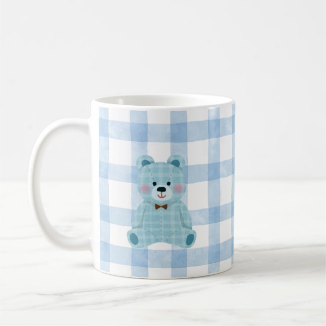 Caneca de Urso Teddy Fofo | Xícara Kawaii de Gingh (Esquerda)