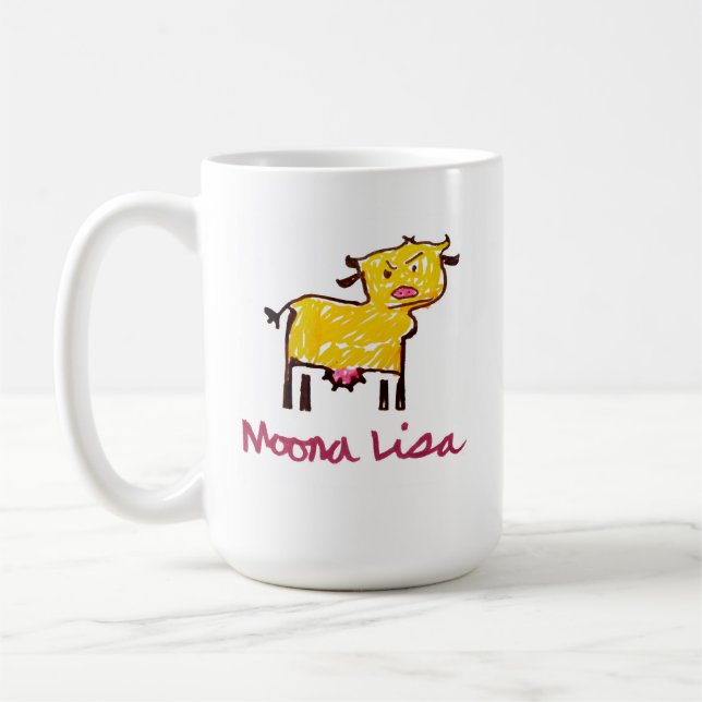 Caneca de vaca Moona Lisa (Esquerda)