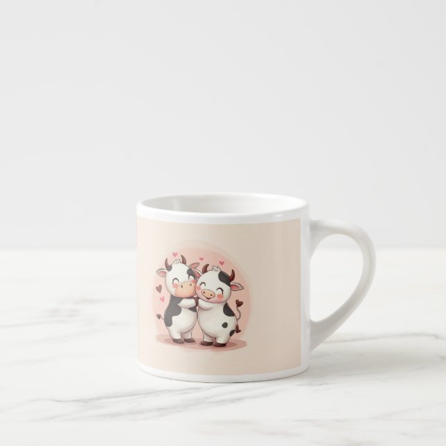 Caneca de Vaca Totalmente Adorável 🐮💕 (Direita)