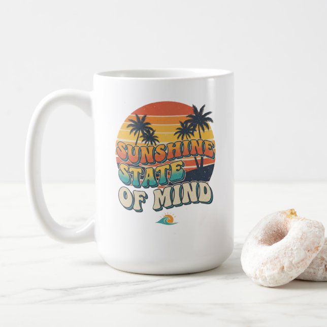 Caneca de Verão do Estado Ensolarado, Xícara de Ca (Com Donut)