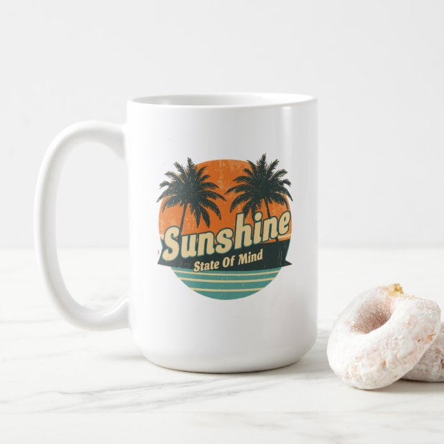 Caneca de Verão do Estado Ensolarado, Xícara de Ca (Com Donut)