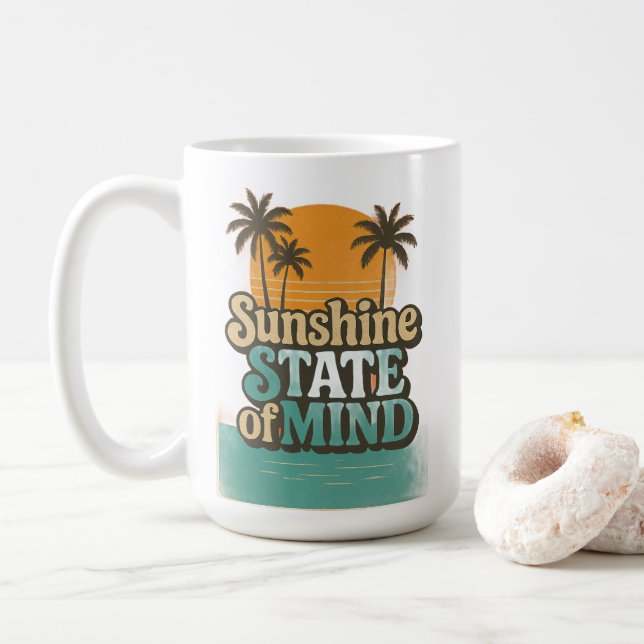 Caneca de Verão do Estado Ensolarado, Xícara de Ca (Com Donut)
