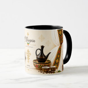 Caneca de Vestido Tradicional do Patrimônio Etíope