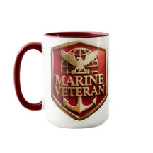 Caneca de Veterano do Corpo de Fuzileiros Navais