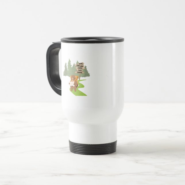 Caneca de viagem (Frente Esquerda)
