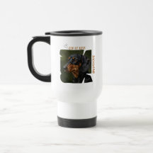 Caneca de Viagem 15oz Amante de Cachorro Copa do A
