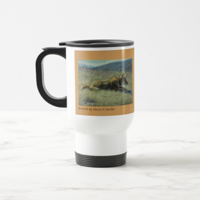 Caneca de viagem 15oz da viagem ao trabalho do (Esquerda)