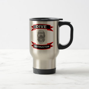 Caneca de viagem 1 do instrutor do mergulho