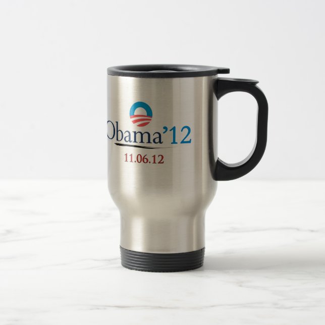 Caneca de viagem 2012 clássica de Obama (Direita)