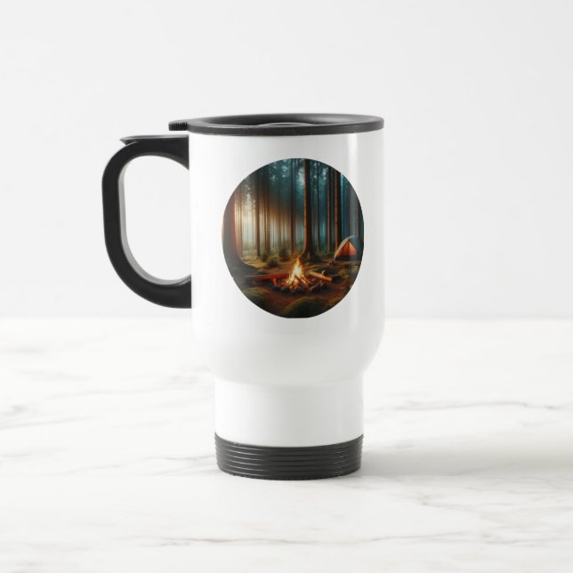 Caneca de Viagem Acampamento Com Um Local de Acamp (Esquerda)