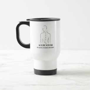 Caneca de Viagem Acupuntura Início da Cura Interna