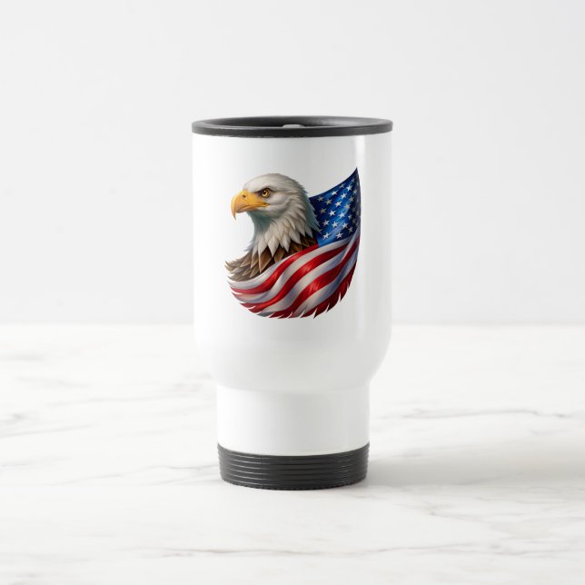 Caneca de Viagem Águia Americana (Centro)