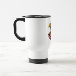 Caneca de Viagem Águia Americana