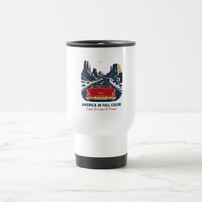 Caneca de Viagem América em Cores (Centro)