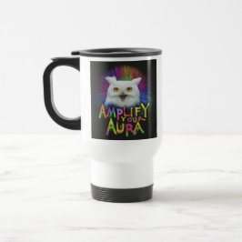 caneca de viagem "Amplify Your Aura"