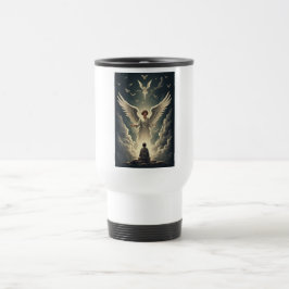 Caneca de Viagem Anjos Celestiais Gloriosos