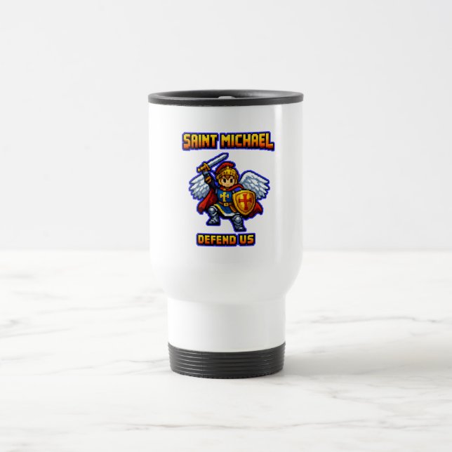 Caneca de Viagem Arcanjo São Miguel Caneca Católic (Centro)