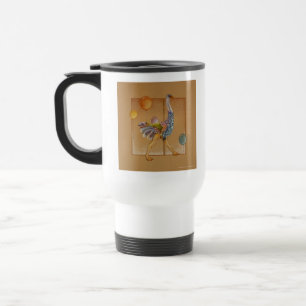 Caneca de Viagem - Avestruz de Carrossel