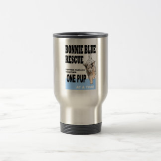 Caneca de viagem azul Bonnie do salvamento