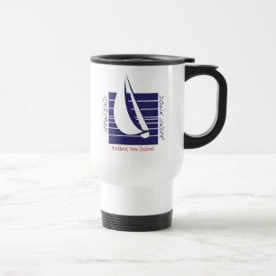 Caneca de viagem azul de Square_UpDown Auckland do