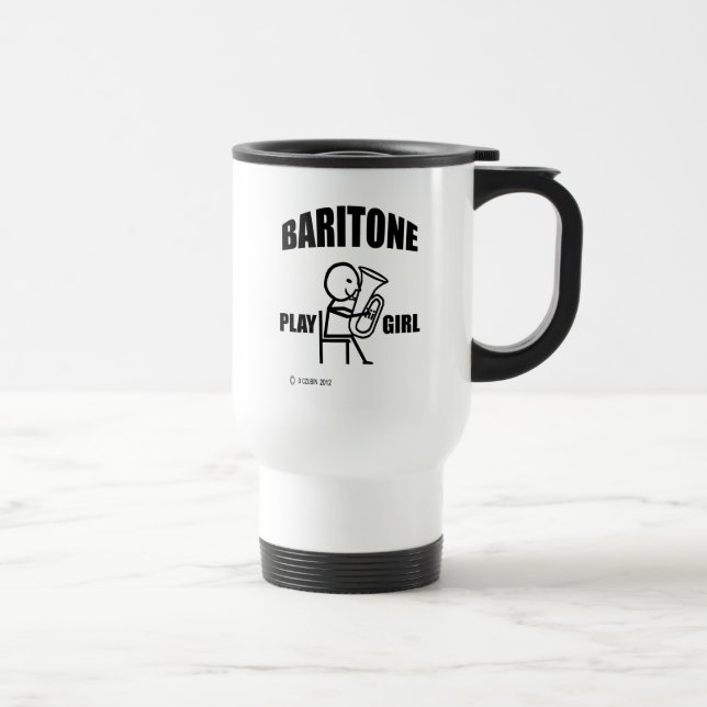 Caneca de viagem Baritone Play Girl (Direita)