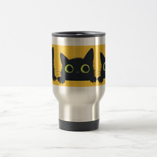 Caneca de Viagem Black Cat (Centro)