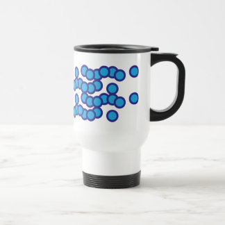 Caneca de viagem BlueCircles01.0022 fresca da