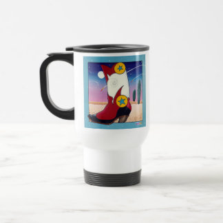 Caneca de viagem - Boot Cowboy, Tudo Vestido