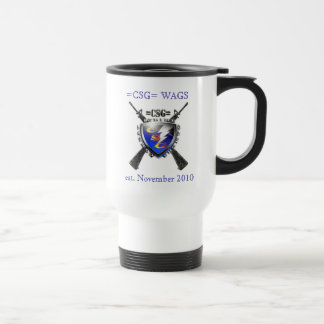 Caneca de viagem branca