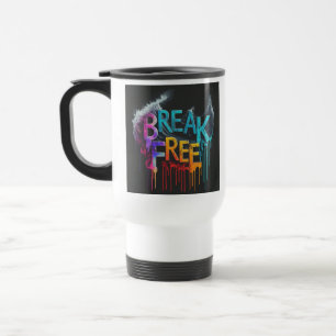 caneca de viagem "Break Free"