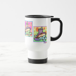 Caneca de Viagem - Cachorro Quente Pop Art com Bat