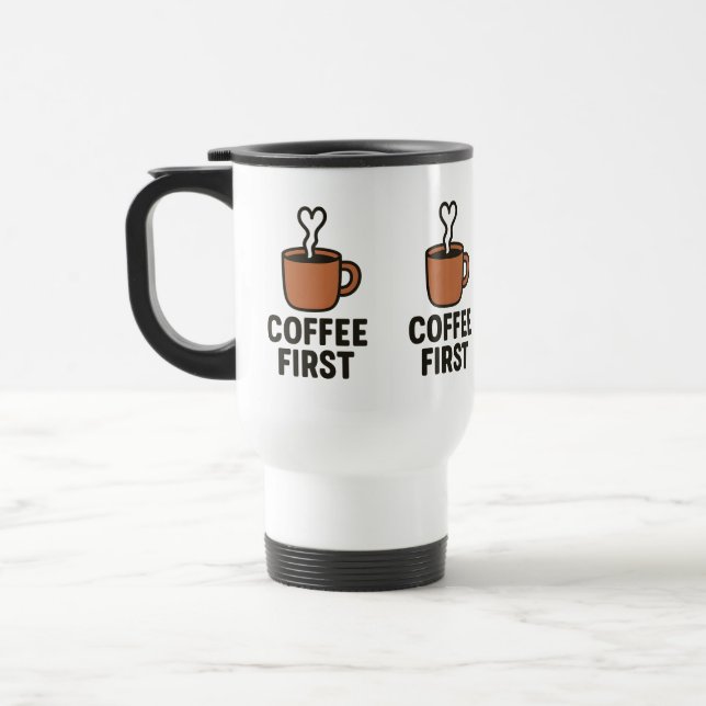 Caneca de Viagem Café Primeiro (Esquerda)