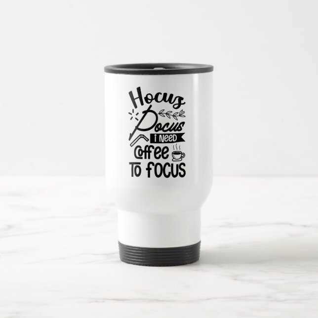 Caneca de Viagem Citação Hocus Pocus (Centro)