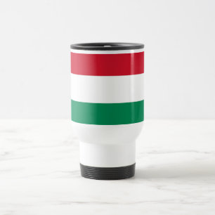 Caneca de viagem com a bandeira de Hungria