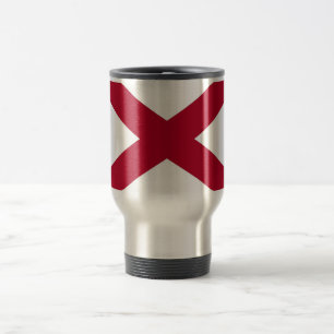 Caneca de viagem com a bandeira do estado de