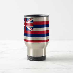 Caneca de viagem com a bandeira do estado de Hava